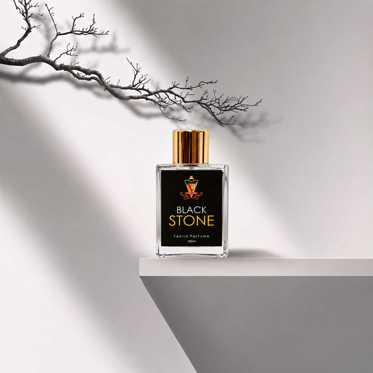 Black Stone Fabric Perfume | Luxury Long Lasting Woody Fragrance For Clothes