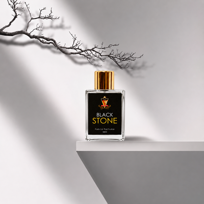 Black Stone Fabric Perfume | Luxury Long Lasting Woody Fragrance For Clothes