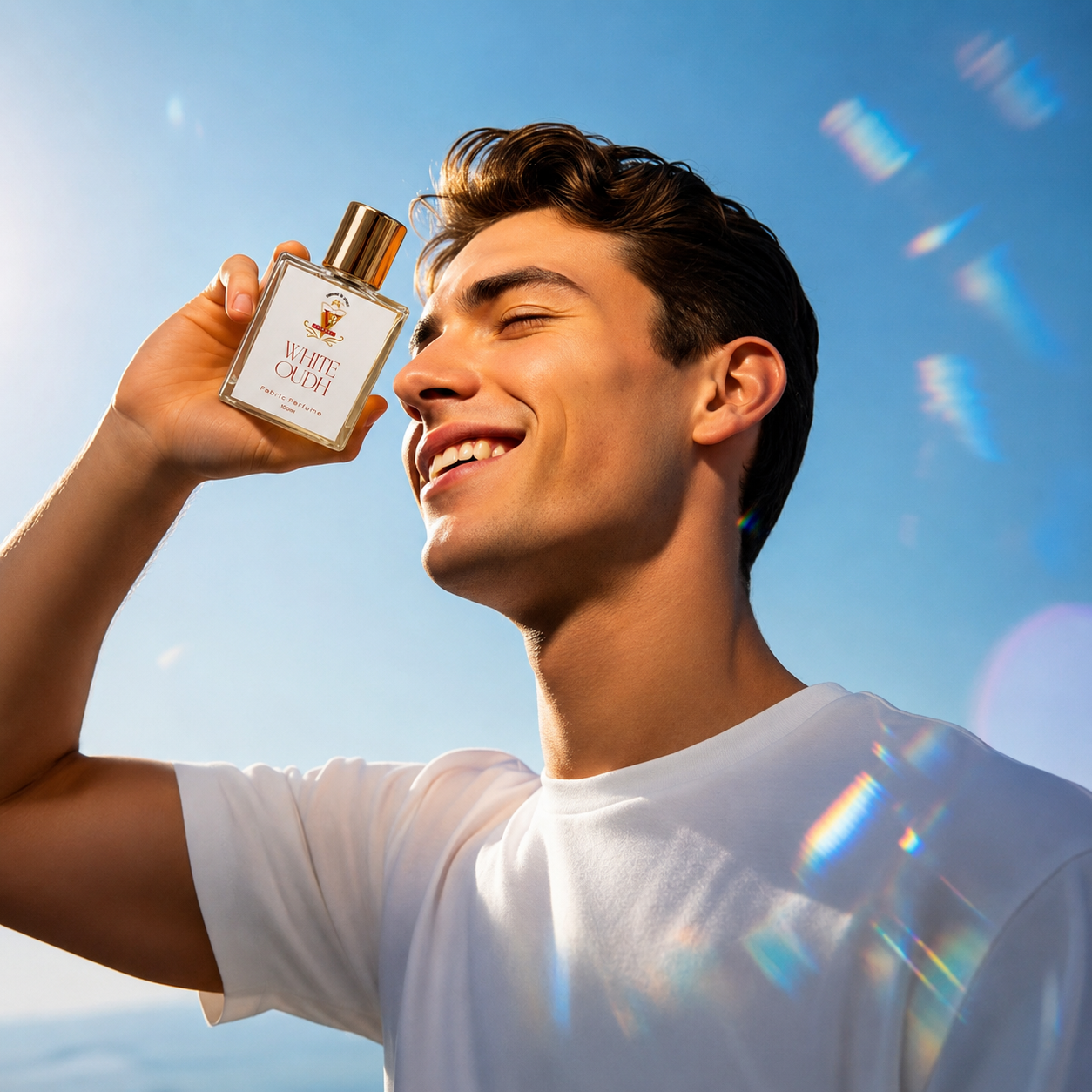 White Oudh Fabric Perfume | Long Lasting Luxury Fragrance for Clothes